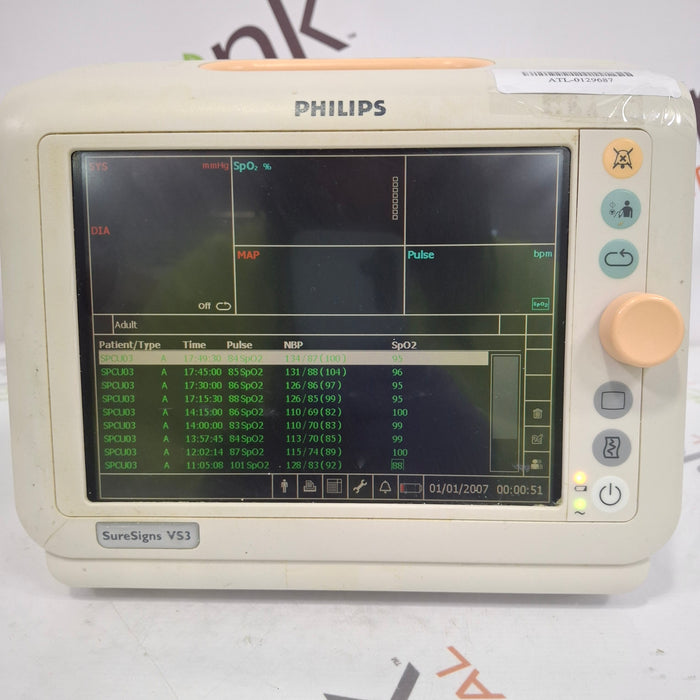 Philips Suresigns VS3 Vital Signs Monitor