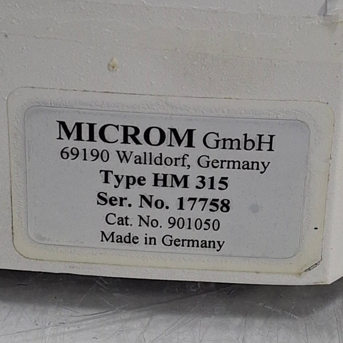 Microm HM 315 Microtome