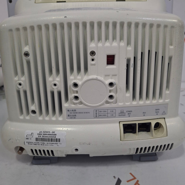 GE Healthcare Dash 5000 - Masimo SpO2 Patient Monitor