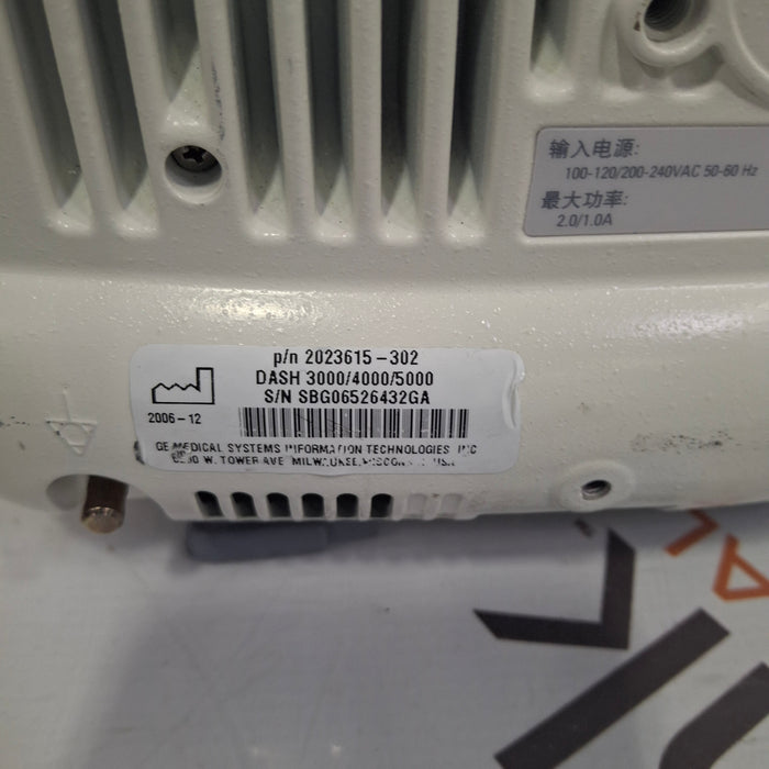 GE Healthcare Dash 5000 - Masimo SpO2 Patient Monitor