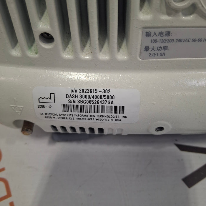 GE Healthcare Dash 5000 - Masimo SpO2 Patient Monitor