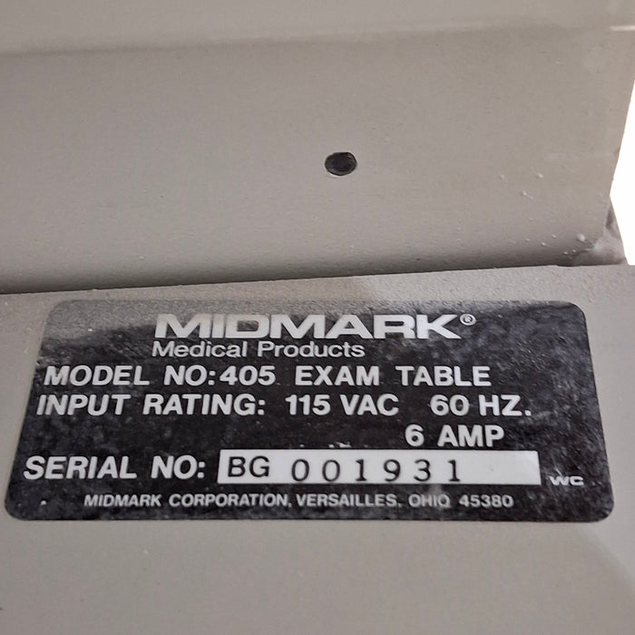 Midmark 405 Hi-Low Power Exam Table