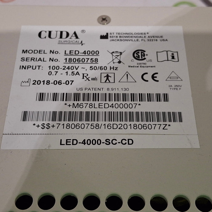 Cuda Surgical LED-4000 Lightsource