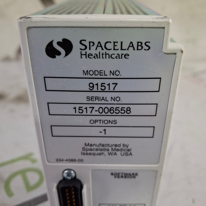 Spacelabs Healthcare Ultraview SL 91517 Multigas Analyzer