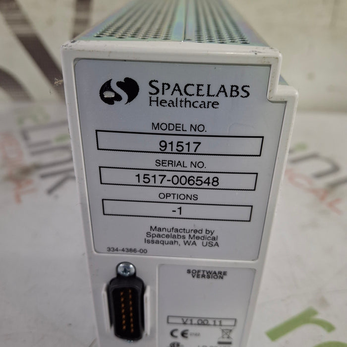 Spacelabs Healthcare Ultraview SL 91517 Multigas Analyzer
