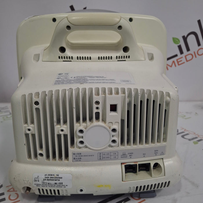 GE Healthcare Dash 4000 - Masimo SpO2 Patient Monitor