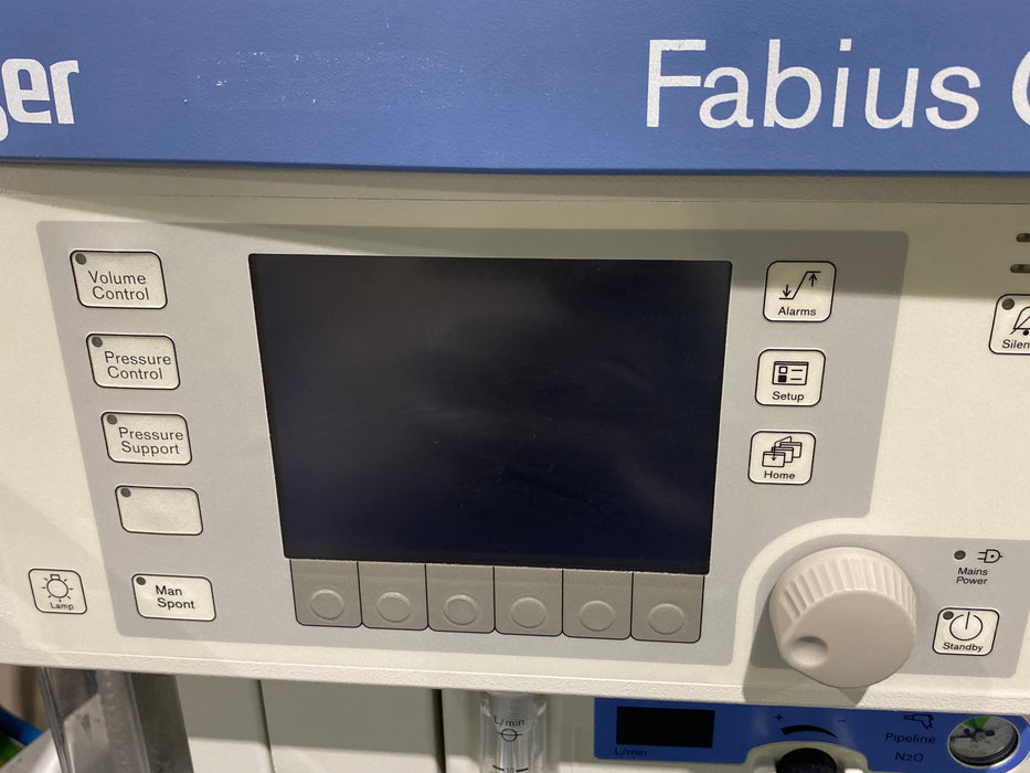 Draeger Medical Fabius GS Anesthesia Machine