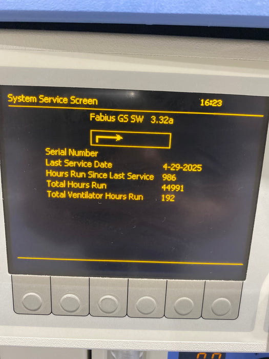 Draeger Medical Fabius GS Anesthesia Machine