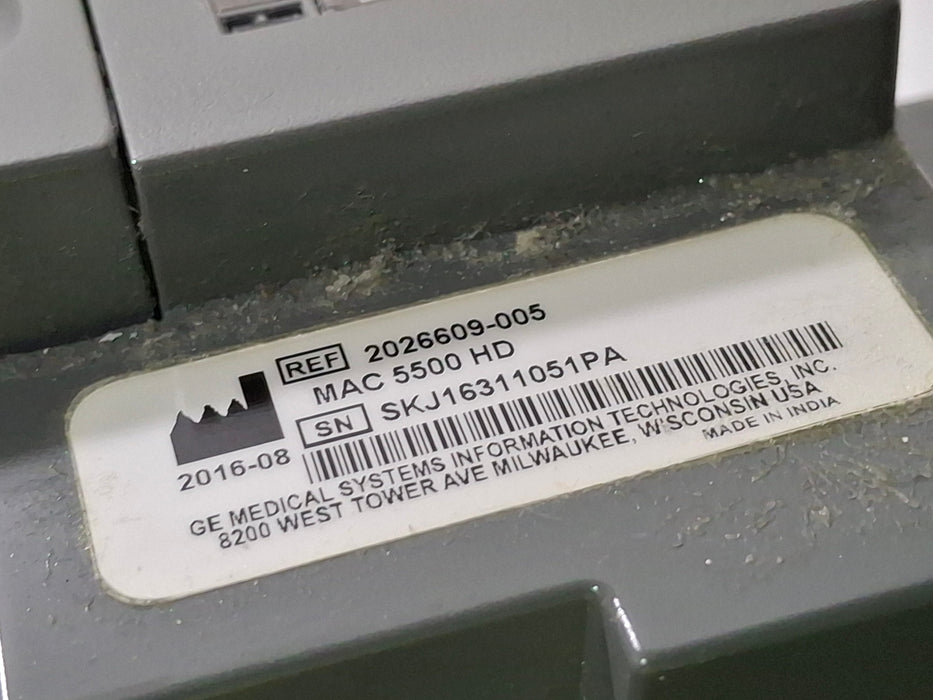 GE Healthcare MAC 5500 HD ECG without CAM Module