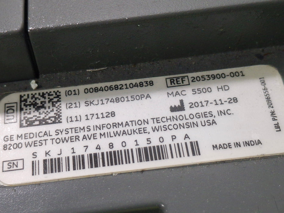 GE Healthcare MAC 5500 HD ECG with CAM Module