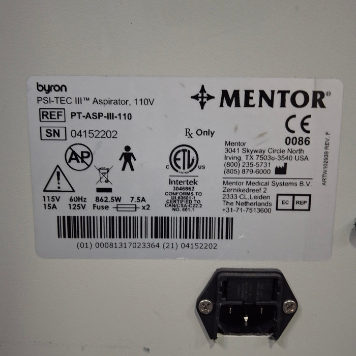 Byron Medical, Inc. Medical PSI-TEC III Peristaltic Infiltrator