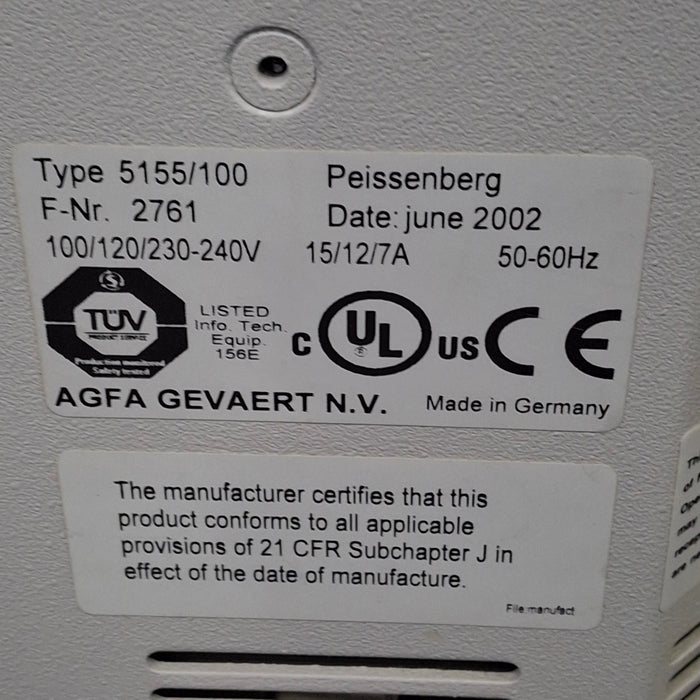 AGFA ADC Solo ADC Solo