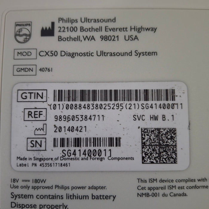 Philips CX50 Ultrasound