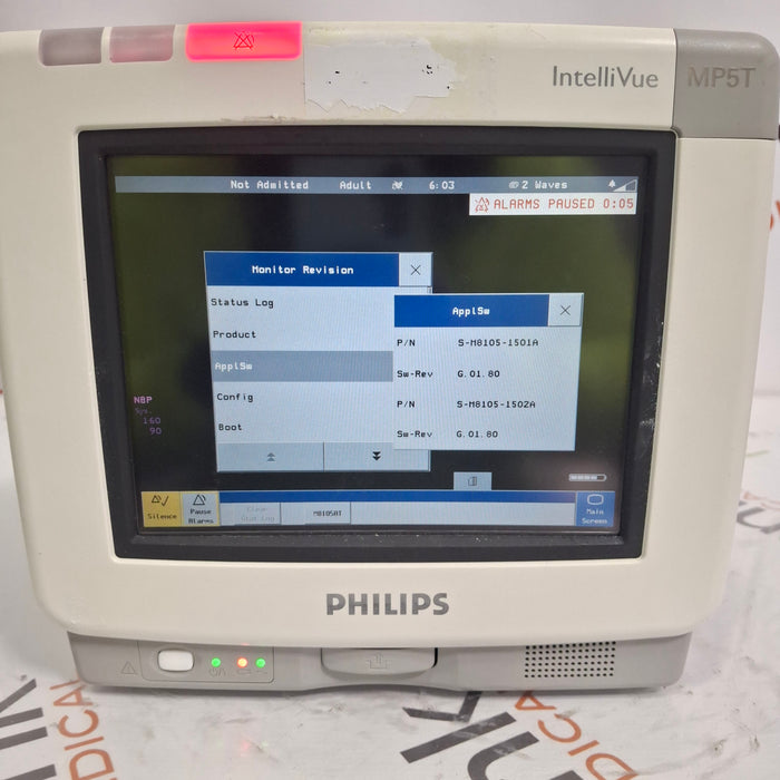 Philips IntelliVue MP5T Patient Monitor