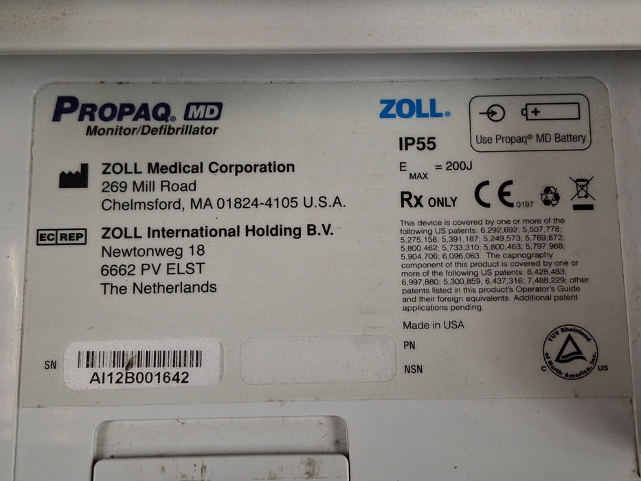 Zoll Propaq MD Vital Signs and Defibrillator