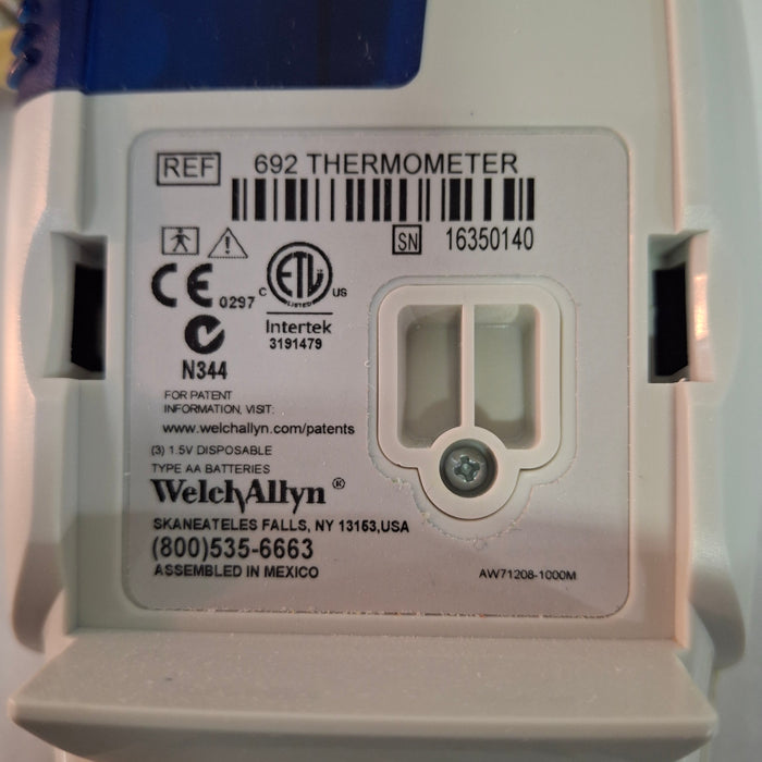 Welch Allyn SureTemp Plus 692 Thermometer