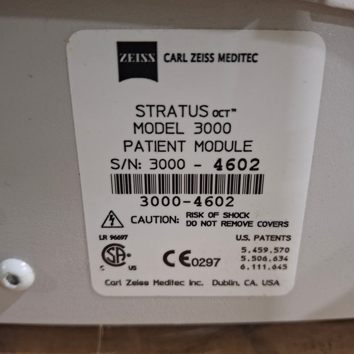 Carl Zeiss Stratus 3000 OCT Tomographer