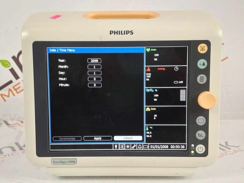 Philips SureSigns VM8 Bedside Patient Monitor