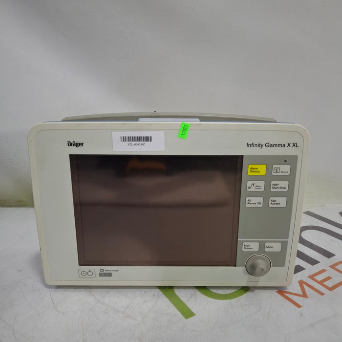 Draeger Medical Infinity Gamma X XL Patient Monitor