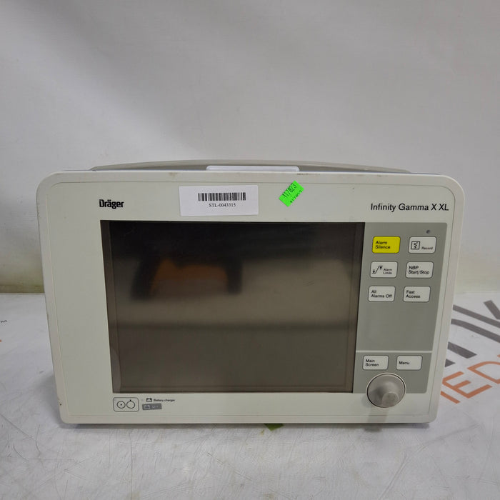 Draeger Medical Infinity Gamma X XL Patient Monitor