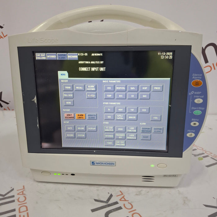 Nihon Kohden Life Scope BSM-6301A Patient Monitor