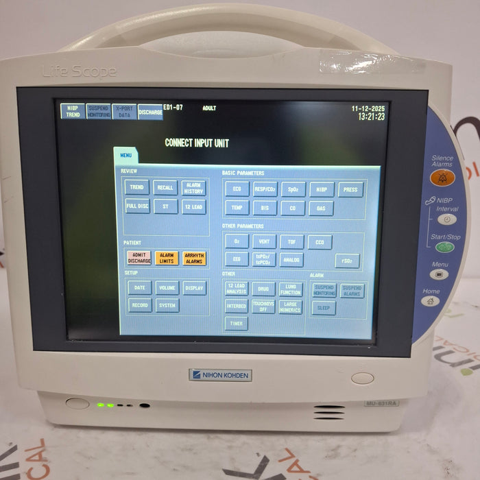 Nihon Kohden Life Scope BSM-6301A Patient Monitor