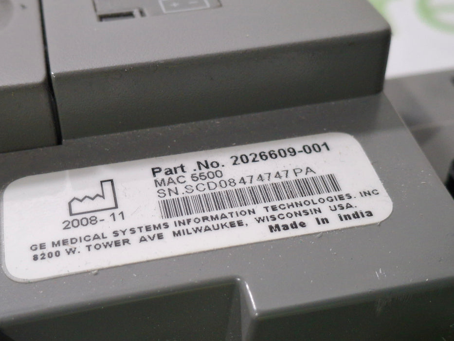 GE Healthcare MAC 5500 ECG without CAM Module