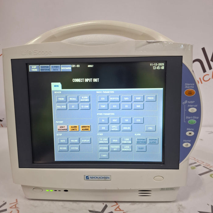 Nihon Kohden Life Scope BSM-6301A Patient Monitor