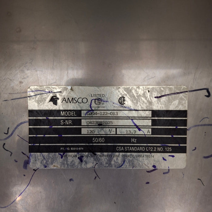 Amsco DJ04 Dual Compartment Warming Cabinet