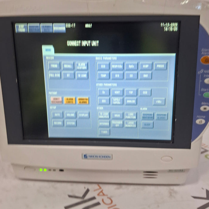 Nihon Kohden Life Scope BSM-6301A Patient Monitor