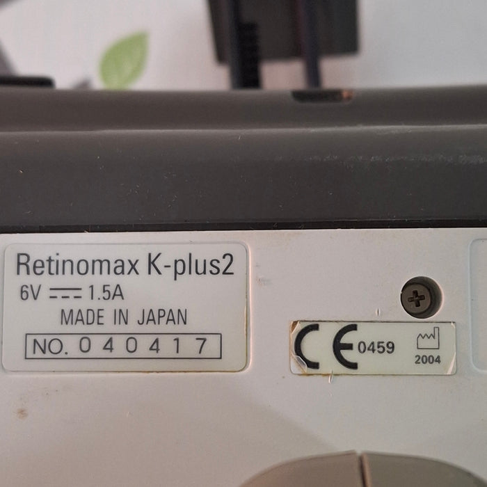Nikon Righton Retinomax K-Plus 2 Handheld Keratometer / Refractometer