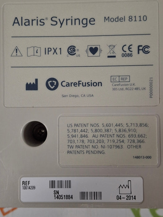 CareFusion Alaris 8110 Syringe Pump Module