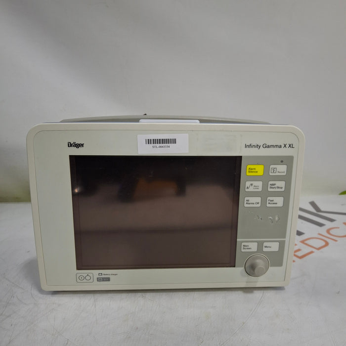Draeger Medical Infinity Gamma X XL Patient Monitor