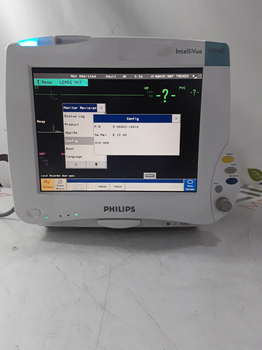 Philips IntelliVue MP40 Patient Monitor
