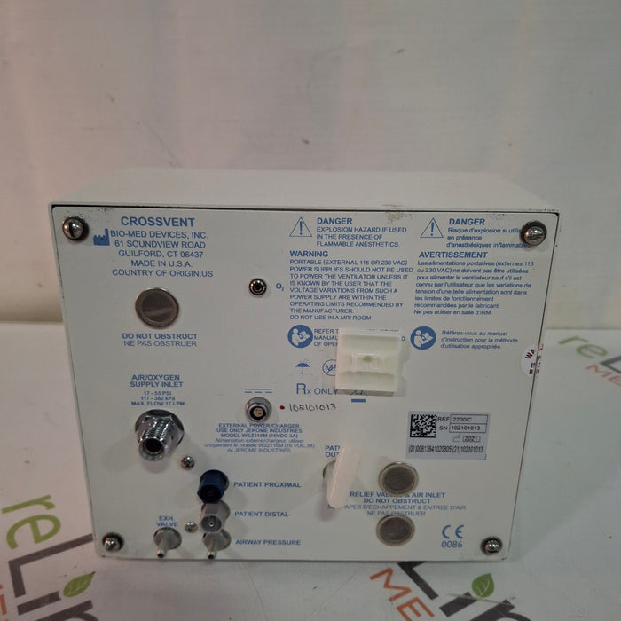Bio-Med Devices CrossVent 2i+ Portable Ventilator