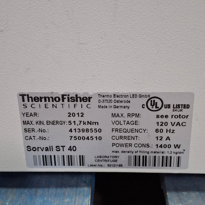 Thermo Scientific Sorvall ST 40 Centrifuge