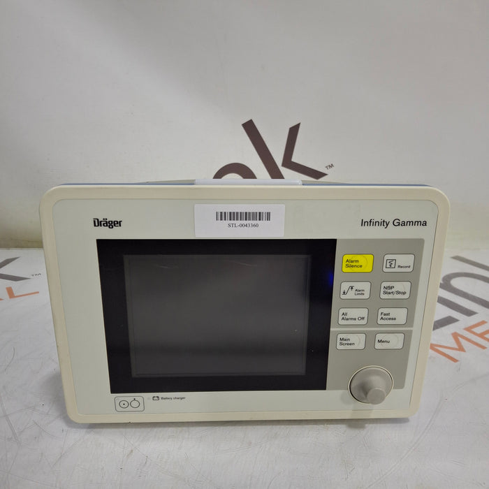Draeger Medical Infinity Gamma Patient Monitor