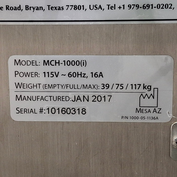 CardioQuip MCH-1000(i) Heater Cooler