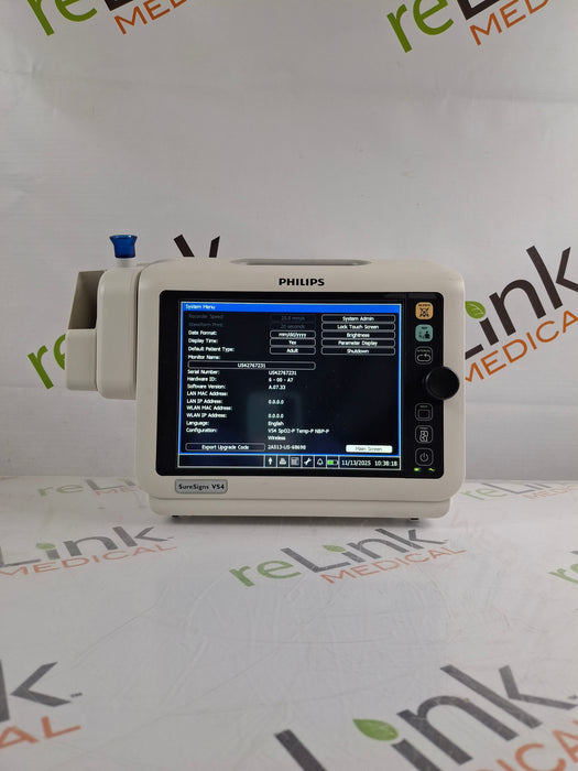 Philips SureSigns VS4 Vital Signs Monitor