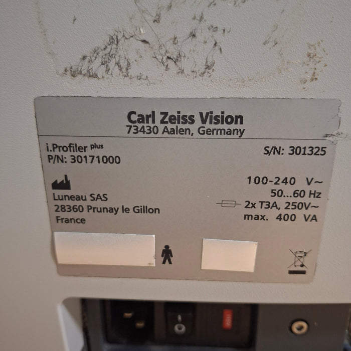 Carl Zeiss i.Profiler Plus Autorefractor