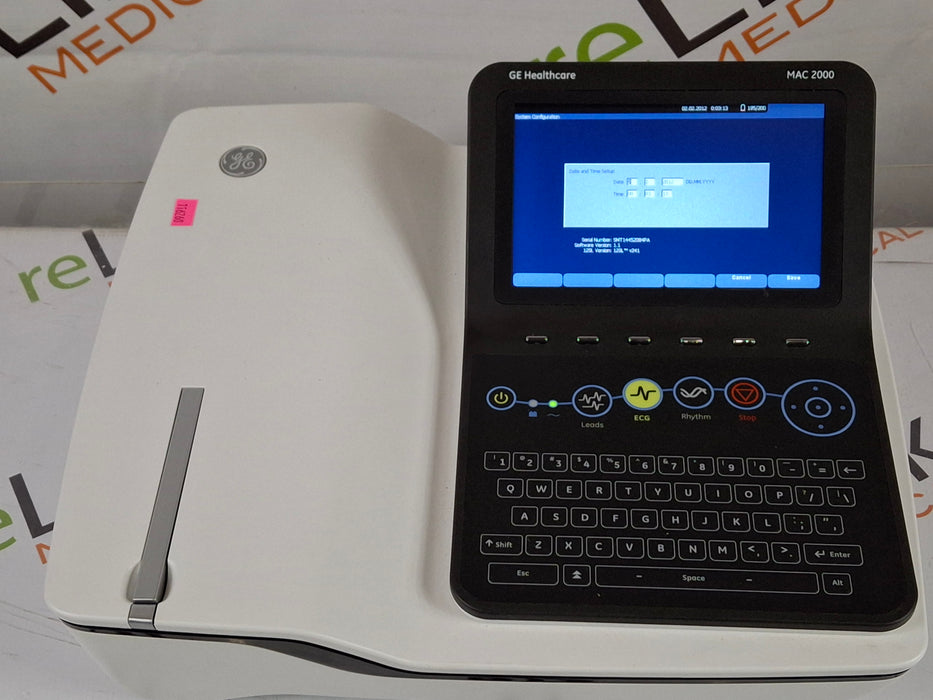 GE Healthcare MAC 2000 ECG