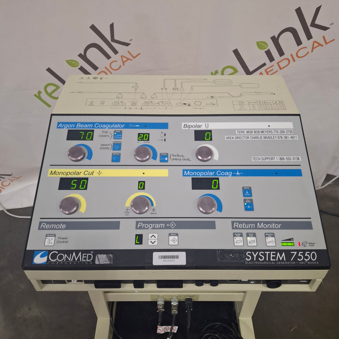 ConMed 7550 Electrosurgical Generator