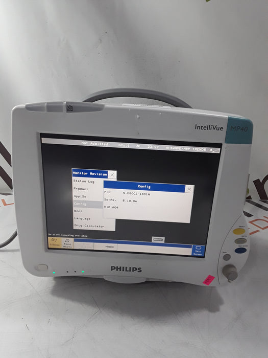 Philips IntelliVue MP40 Patient Monitor