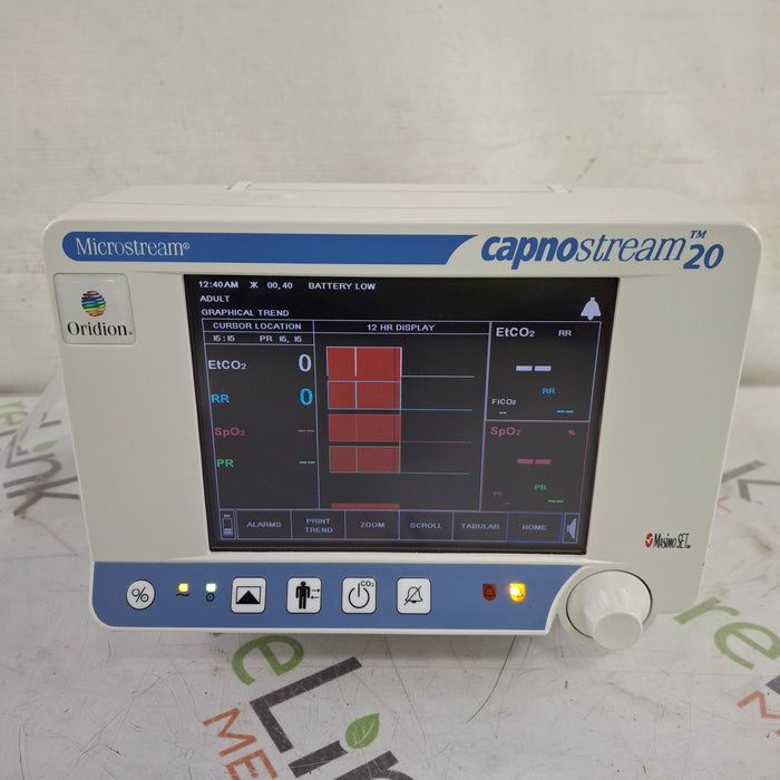 Oridion Capnostream 20 Capnography Monitor
