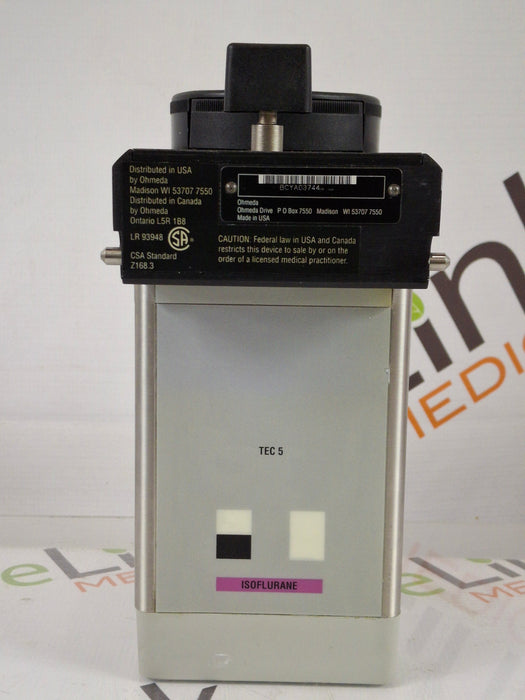 Datex-Ohmeda Isotec 5 Isoflurane Vaporizer