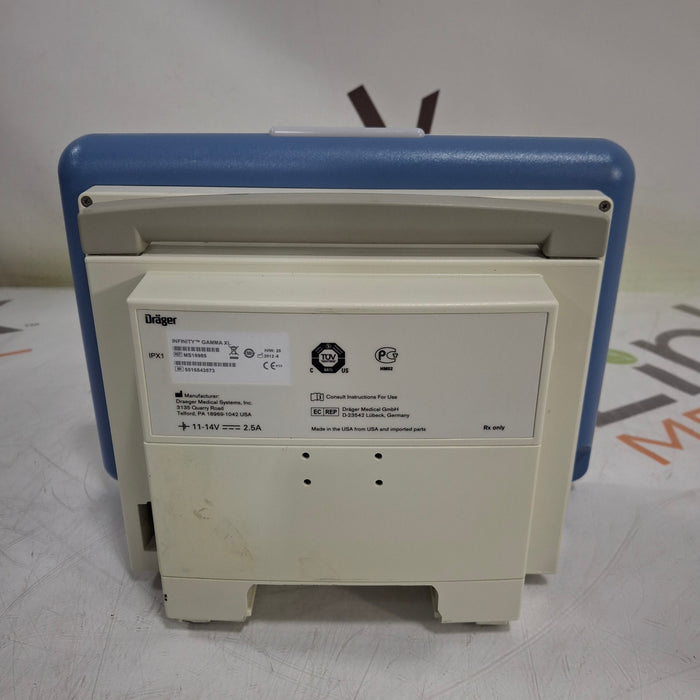 Draeger Medical Infinity Gamma XL Patient Monitor