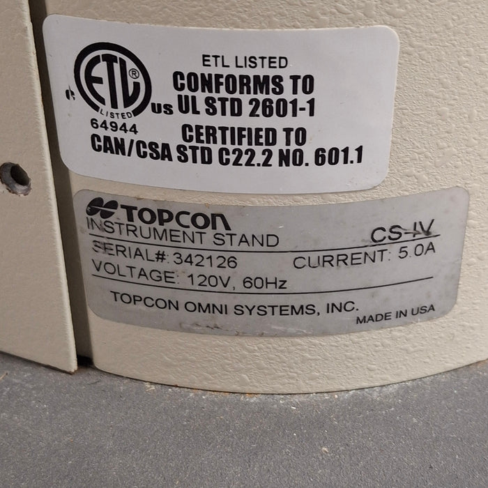 Topcon Medical CS-IV Instrument Stand