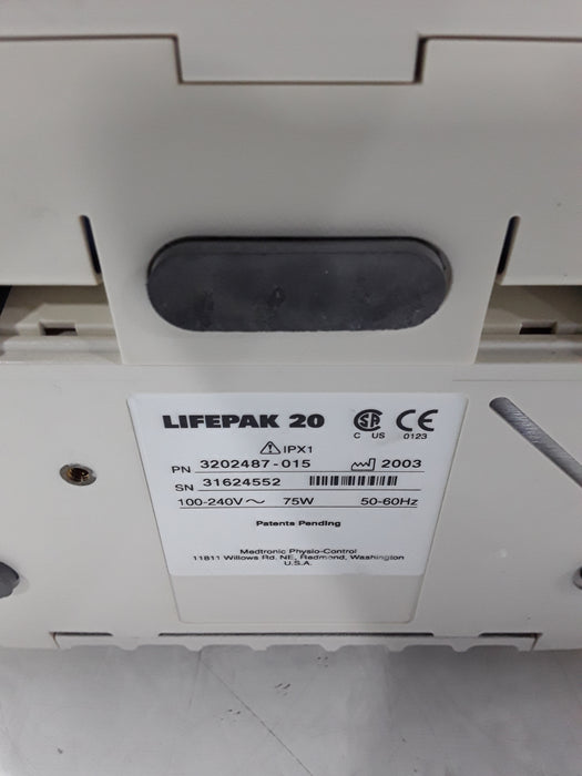 Physio-Control LifePak 20 Defibrillator