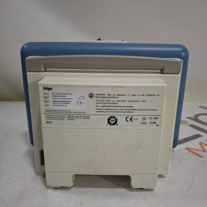 Draeger Medical Infinity Gamma Patient Monitor