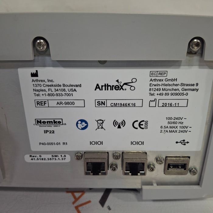 Arthrex Synergy Resection AR-9800 Bipolar Ablation